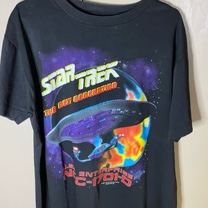Vintage 1993 Star Trek NCC-1701-D tee